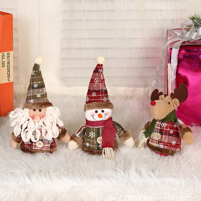 

Santa Claus Christmas Doll Merry Christmas Decorations for Home Elk Christmas Ornaments Xmas Tree Decor 2023 Navidad Natal Gifts
