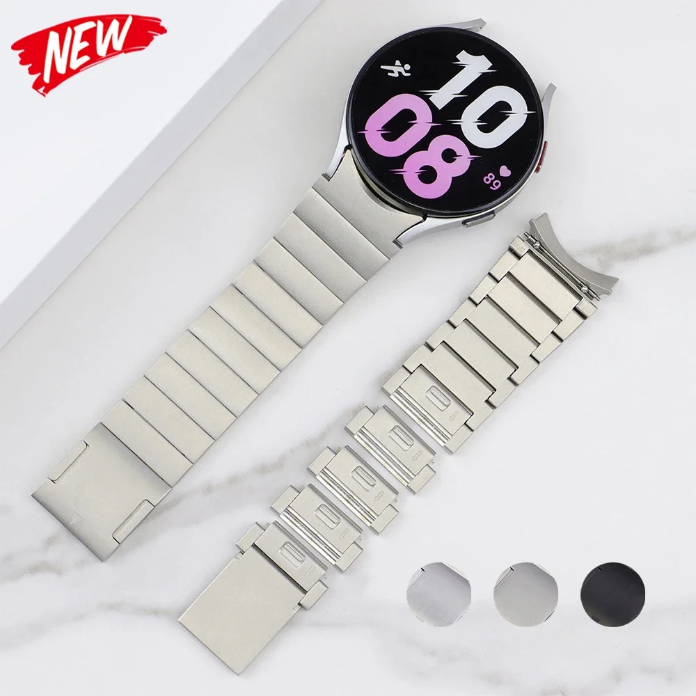 

Stainless Steel Strap For Samsung Watch 6 Classic 47mm 46mm 43mm 42 Galaxy Watch 5Pro 45mm Metal band for Watch 4/5/6 44mm 40mm