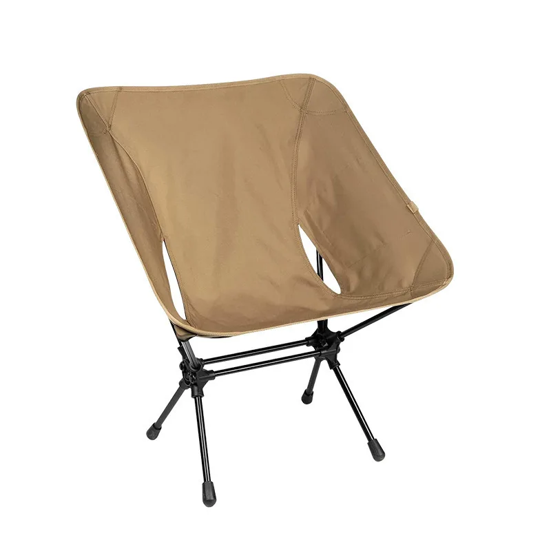 

Outdoor Aluminum Moon Chair Lightweight Portable Foldable Double Tube Chair Beach Fishing Camping Moon Chair