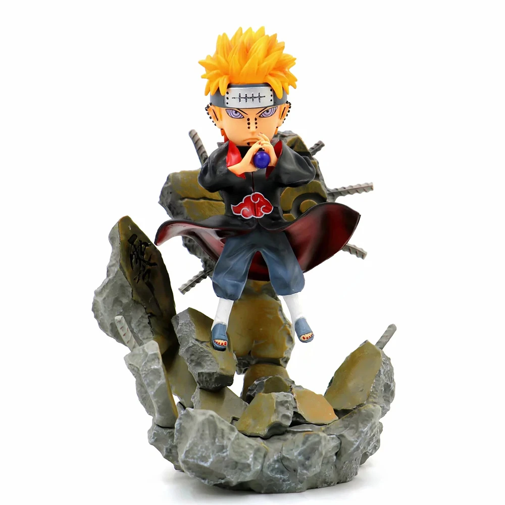 

Naruto Anime Huoying Lbs Xiao Organization Resonance GK Reincarnation Eye Pein Statue Limited Boxed Handmade Model Ornaments