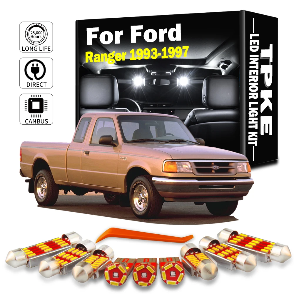 TPKE 10 шт. Canbus светодиодный внутренний купол для чтения багажника комплект