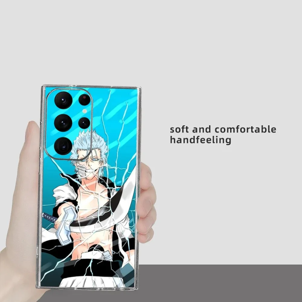 G-Grimmjow J-jaegerjaплос чехол для телефона Samsung Galaxy S24 Ultra S22 S23 S21 S20 5G защитный силиконовый