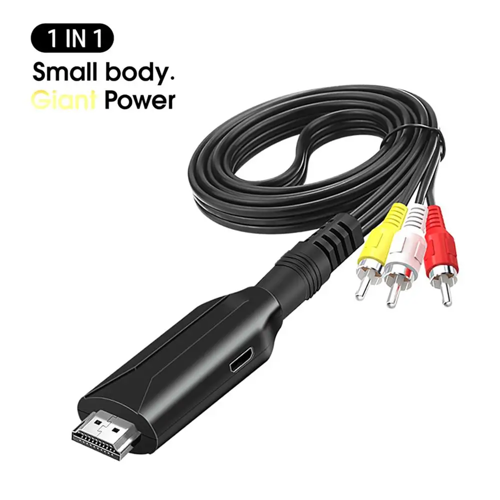 Video Converter Hdmi-compatible To Rca Av Hd Video Adapter H