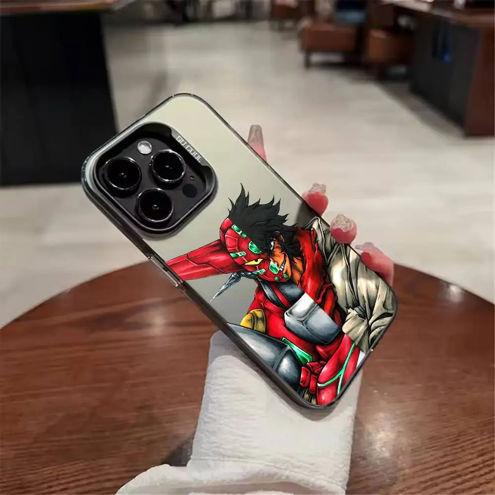 Чехол для телефона Ryoma Nagare Getter Robo для iPhone 17, 16, 15, 14, 13, 12, 11, Mini, Pro, E, MAX, матовый, белый, цвета конфет. (art.: 3920d83fbc85f) - 3920d83fbc85f