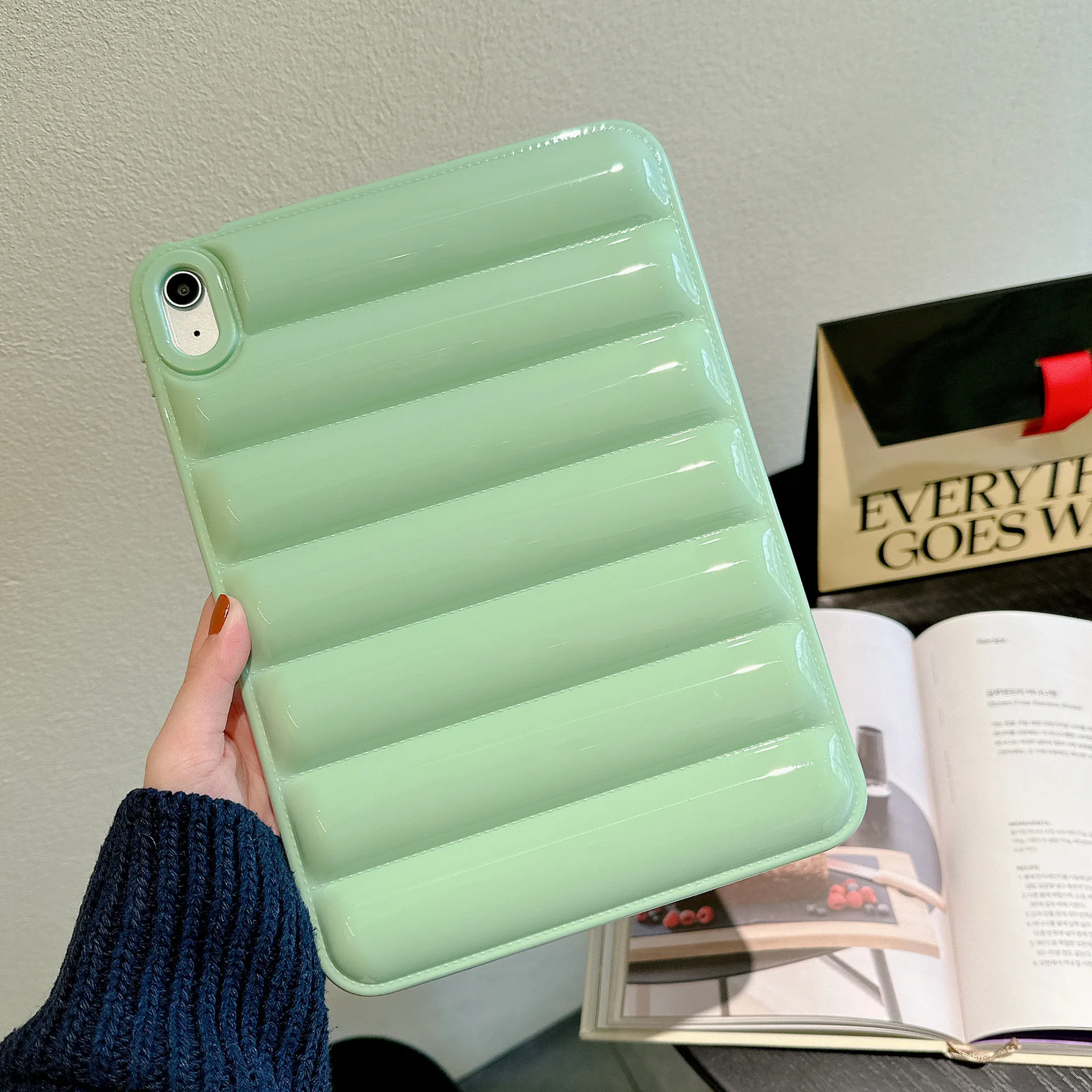 

Чехол-бампер Jelly Puffer для iPad 10,2, 7, 8, 9, противоударный чехол для iPad 10th 10,9 Air 4 5 iPad Pro 11 2022 Mini 6, силиконовый чехол