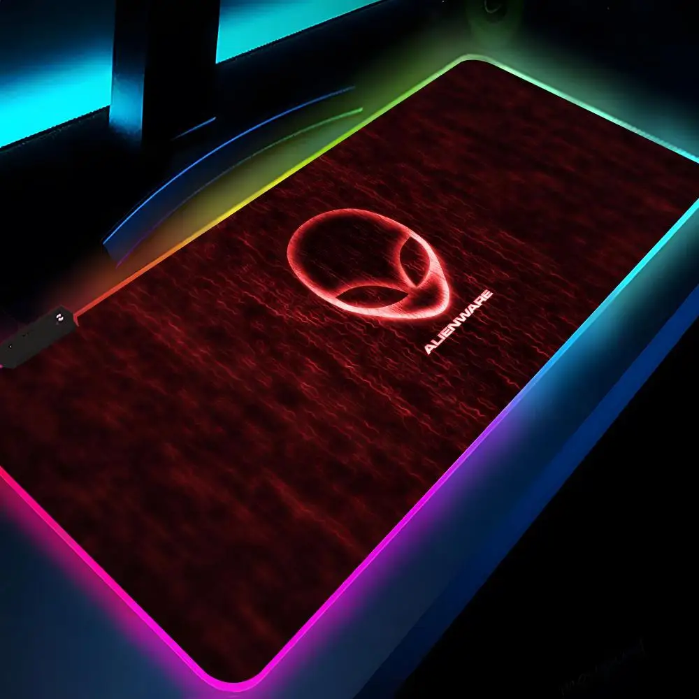 Alienware Mouse Pad Gaming LED 700x300 Mat Mousemats Table Pads PC Desk RGB Keyboard retail XXL