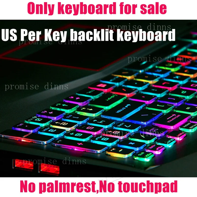 Фото Клавиатура с подсветкой M US для MSI MS-16P7/GL63 8SEK/GL63 8SDK/GL63 9SEK/GL63 9SDK №1