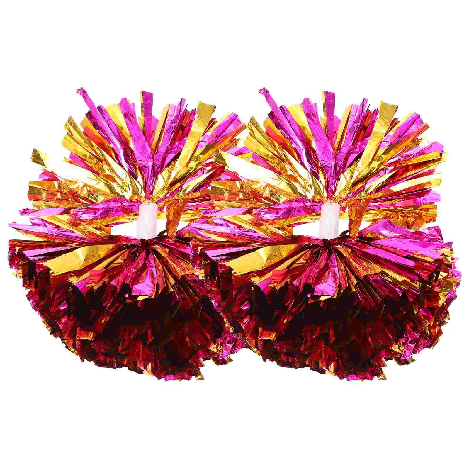 

2Pcs Cheer Pom Poms Cheerleading Pom Poms Cheerleader Pom Poms Dancing Pom Poms for Party Competition