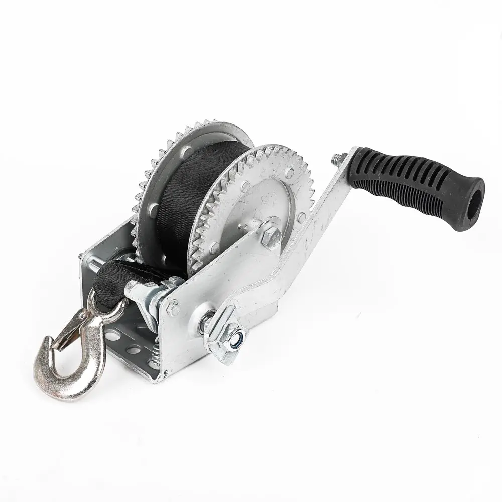 

2000 lb Carbon Steel Trailer Winch with Strap, BT6178 Camping Tool