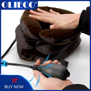 Трехслойная надувная подушка для шеи OLIECO