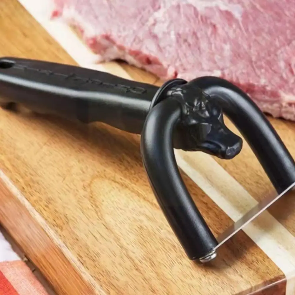 

Handheld Meat Cutter Tools Kitchen Gadgets Slicer Fat Beef Cutter Trimmer Meat Pork N2J9