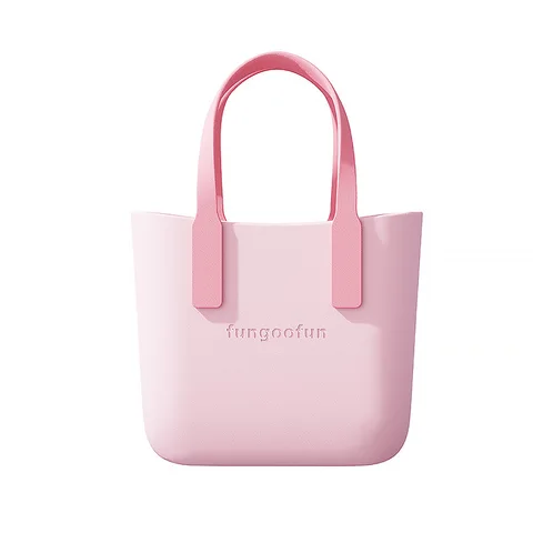 Модная дизайнерская сумка для покупок Fungoofun, из пластика EVA, водонепроницаемая, легко моющаяся, для улицы, для ухода за ребенком
