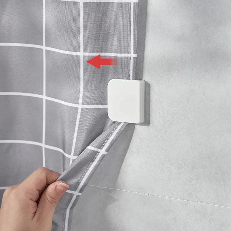 

322AAA Japanese shower curtain fastener viscose curtain clip to fix the curtain edge to prevent light from going out (2 sets)