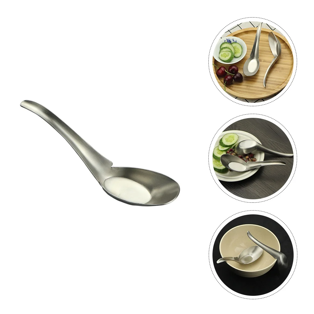 

1 шт., ложка для супа из нержавеющей стали