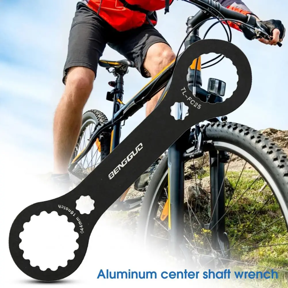 

Anodizing T6 Heat Treatment High Hardness Bike Axis Spanner 6061 Aluminum Alloy Axle BB Wrench Bike Tool