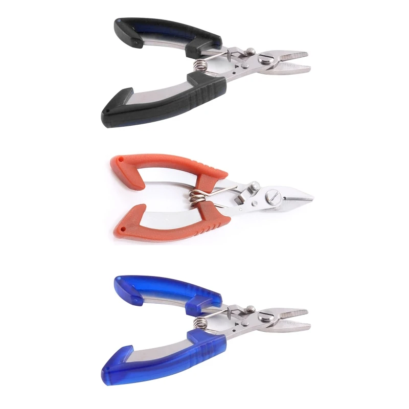 

Stainless Steel Fishing Pliers Scissors Line Cutter Remove Hook Tackle Tool