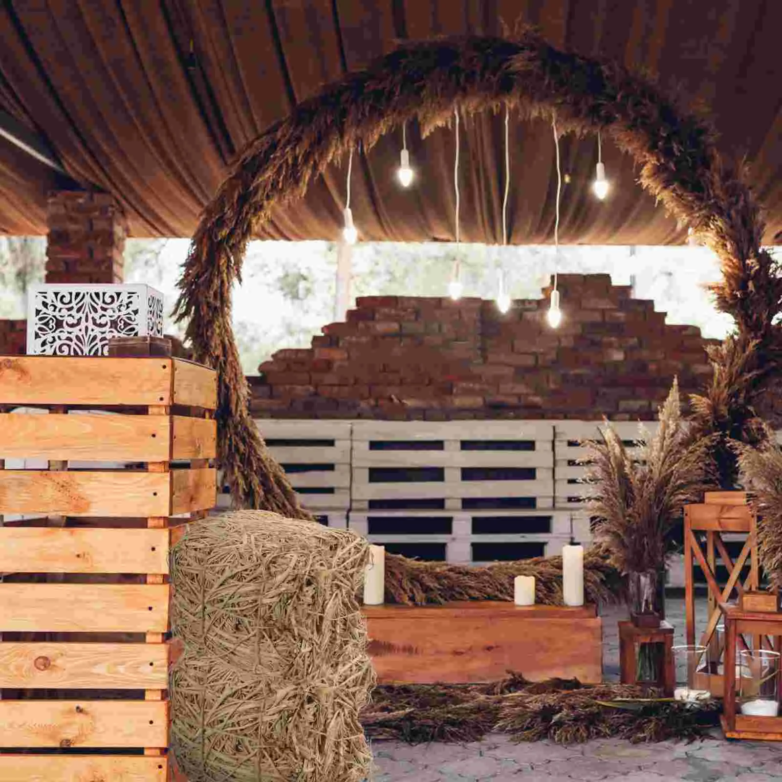 Стог сена сухая солома реквизит для фотосъемки орнамент домашний декор песочный