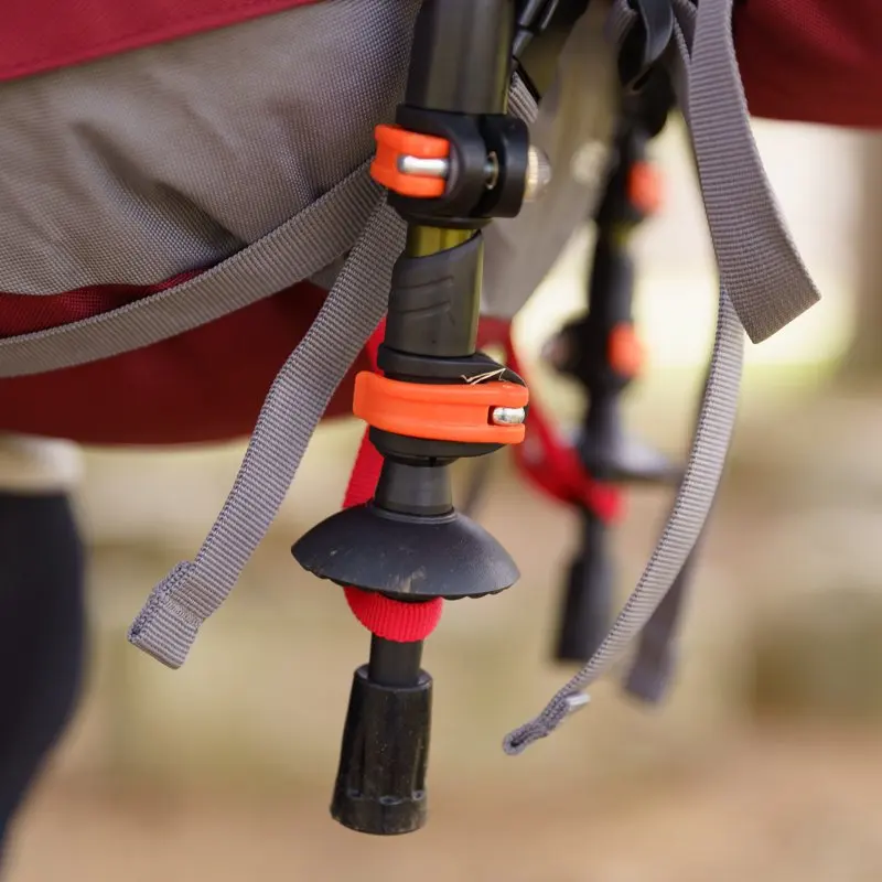 Ozark Trail 2-in-1 Family Pack, 35 Liter Hiking Backpack with Detachable 15 Liter Daypack, Red