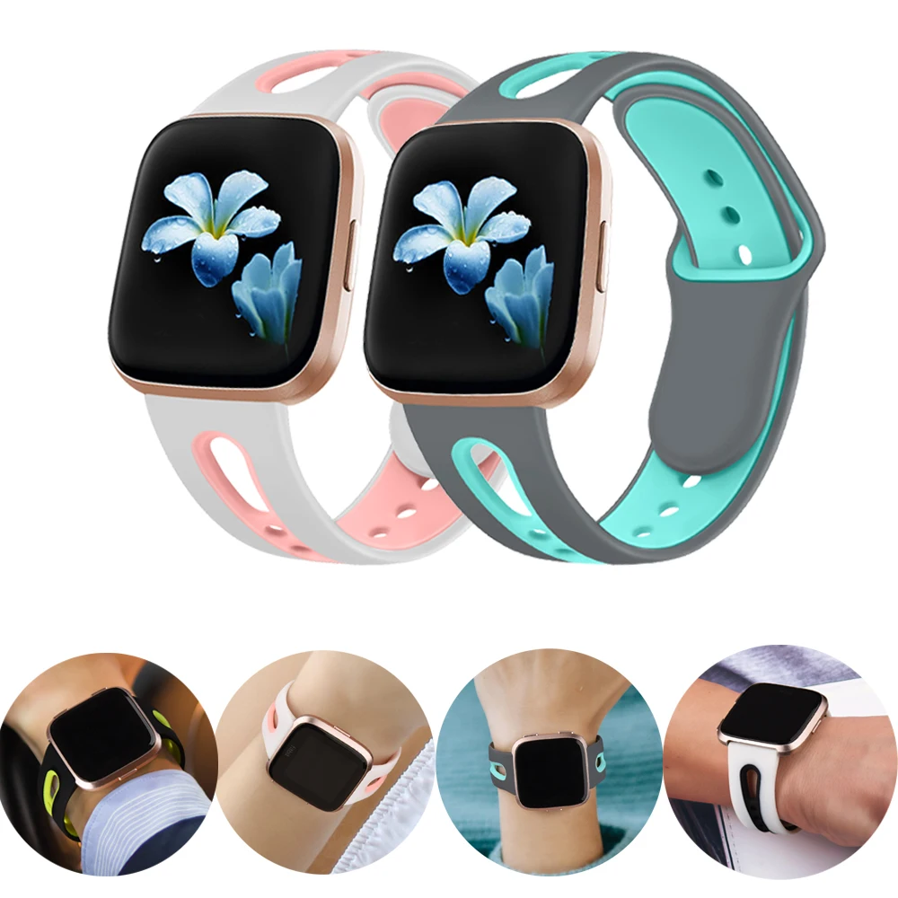 

Ремешок для часов Fitbit Versa 2, спортивный тонкий силиконовый сменный Браслет для умных часов Fitbit Versa Lite, аксессуары для часов