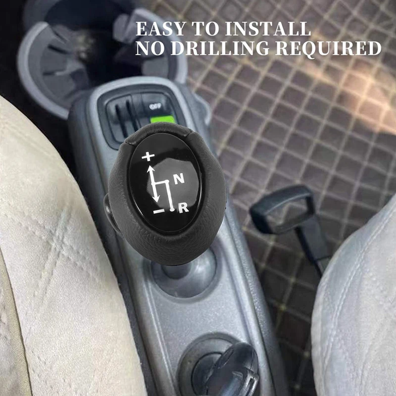 2 шт. автоматическая ручка переключения передач черные детали для Smart Fortwo 450 451