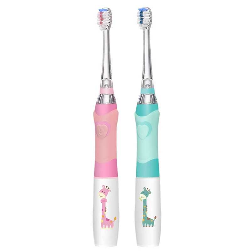 

2 шт., Детская электрическая зубная щетка Seago с цветным светодиодом