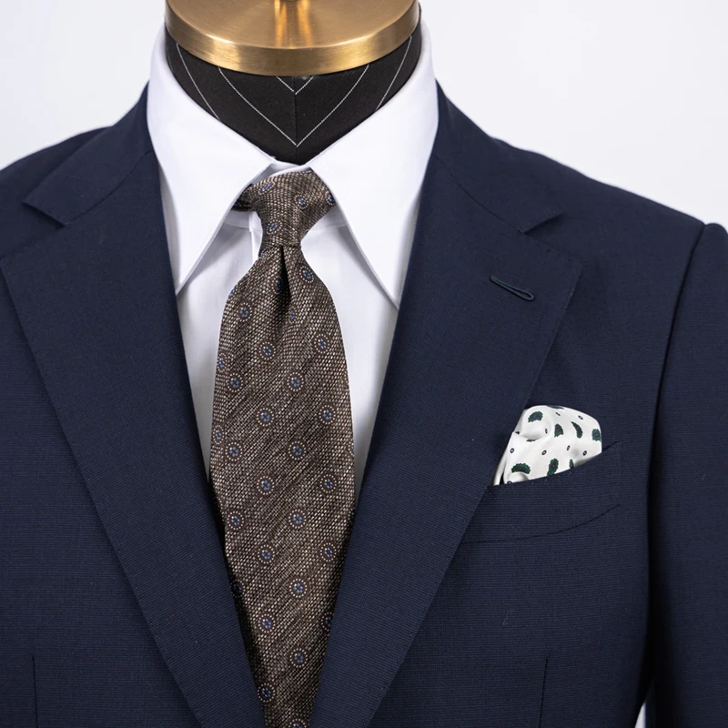 

9cm Tie Business ties Fashion Men Tie Luxury Blue Striped Business Necktie Man's Ties Fashion Neck-Tie Wedding Ties zometg