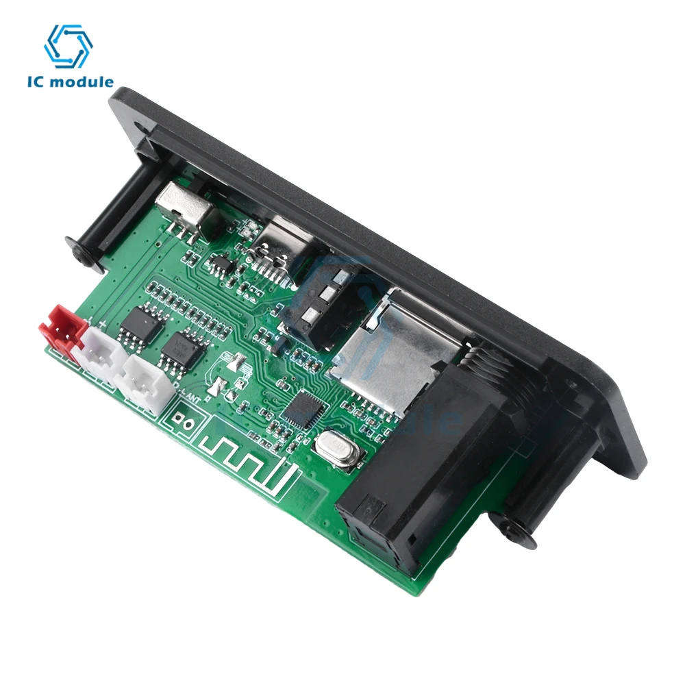 Плата декодера 2*3 Вт с микрофоном разъем для микрофона Bluetooth 5 3 без потерь U-диск