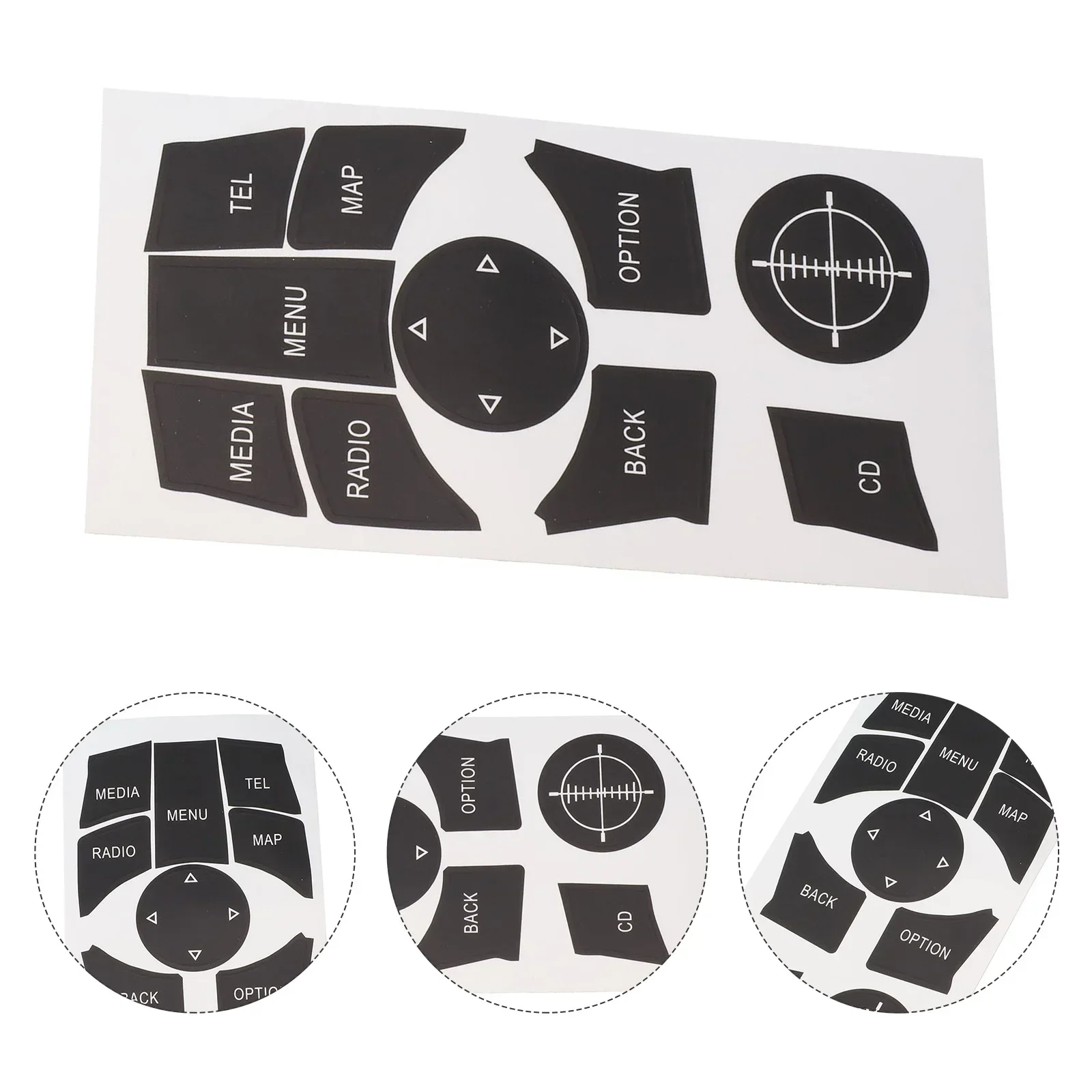 Наклейка для ремонта кнопок высококачественный материал наклейка кнопки iDrive BMW