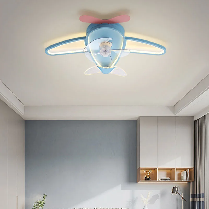 Детская комната лампа спальня Интеллектуальный встроенный вентилятор