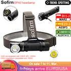 Налобный фонарь Sofirn SP40, светодиодный, 1200 люмен, перезаряжаемый с аккумулятором 18650 и индикатором мощности