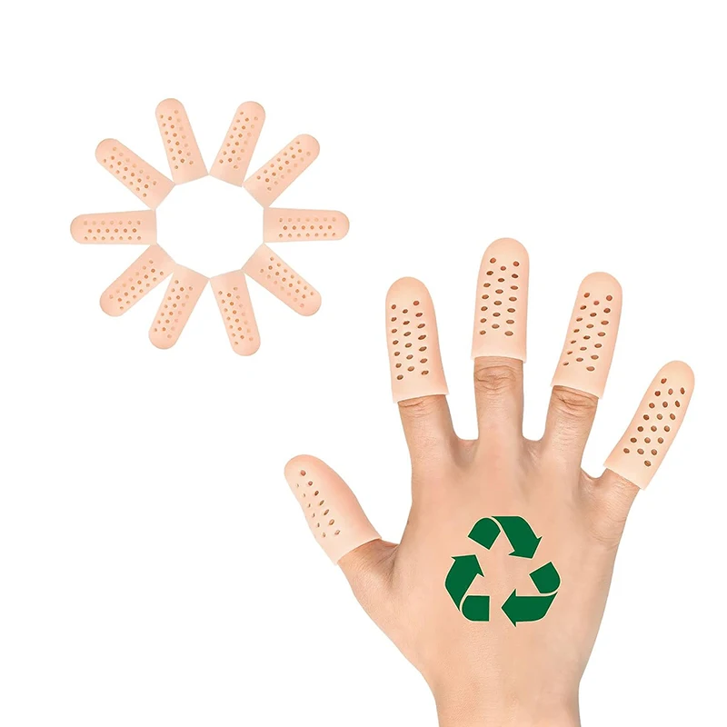 10 шт. силиконовые колпачки для пальцев от экземы