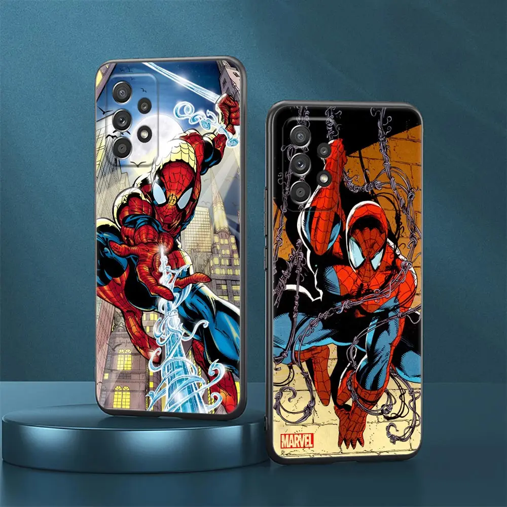 

Marvel Comics Case For Samsung Galaxy A23 5G Cases A13 4G A24 A23 A12 A14 A21s A22 A01 A02 A03 A04 S Phone Cover Spiderman Venom