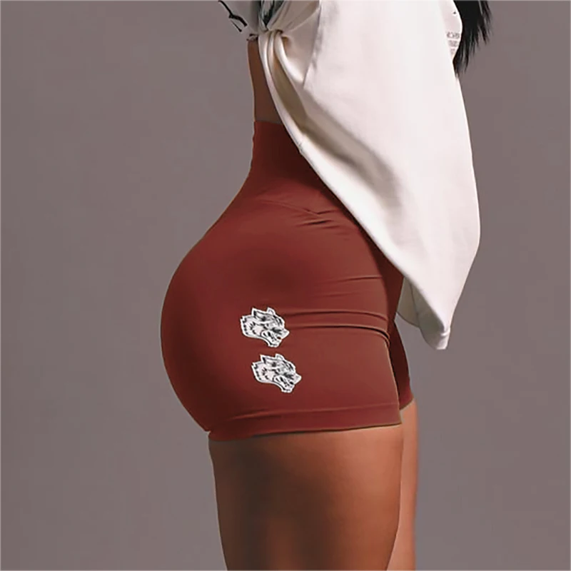 Darc She Sport Women Shorts New Solid Scrunch Butt Fitness Gym Pants Push Up Wear Shape Hip Crossfit No Front Seam Yoga Short