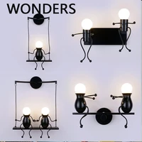 led wall lamp new home decors wall lights creative doll lighitng fixtures to stairs corridor childrens room decor sconces %d0%b1%d1%80%d0%b0