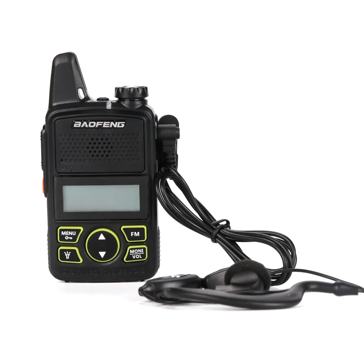 2pcs/lot BAOFENG BF-T1 Mini Walkie Talkie UHF 400-470MHz 20CH Portable Ham FM CB Radio Handheld Transceiver