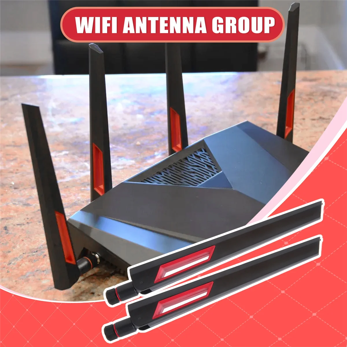 Двухдиапазонный кабель M.2 IPEX MHF4 U.Fl 2X8Dbi для антенны RP-SMA Pigtail WiFi карты Intel AX210 AX200 9260