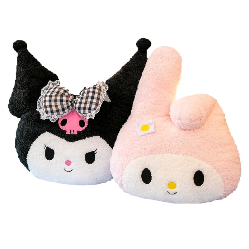 

Oversized Cute Cartoon Anime Kuromi Plush Toy Melody Pillow Little Devil Sofa Cushion Christmas Birthday Gift