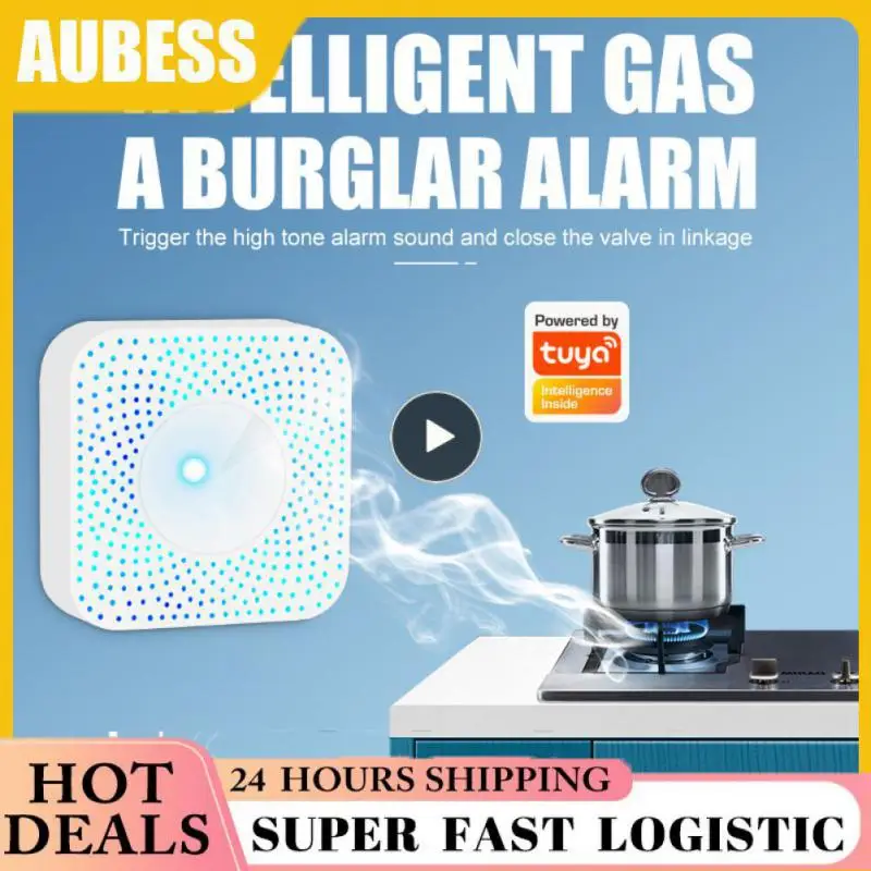 

Zigbee Smart Life Smoke Detector Tuya Smart Gas Alarm Detector Real-time Detector Combustible Lpg Gas Safety Alarm