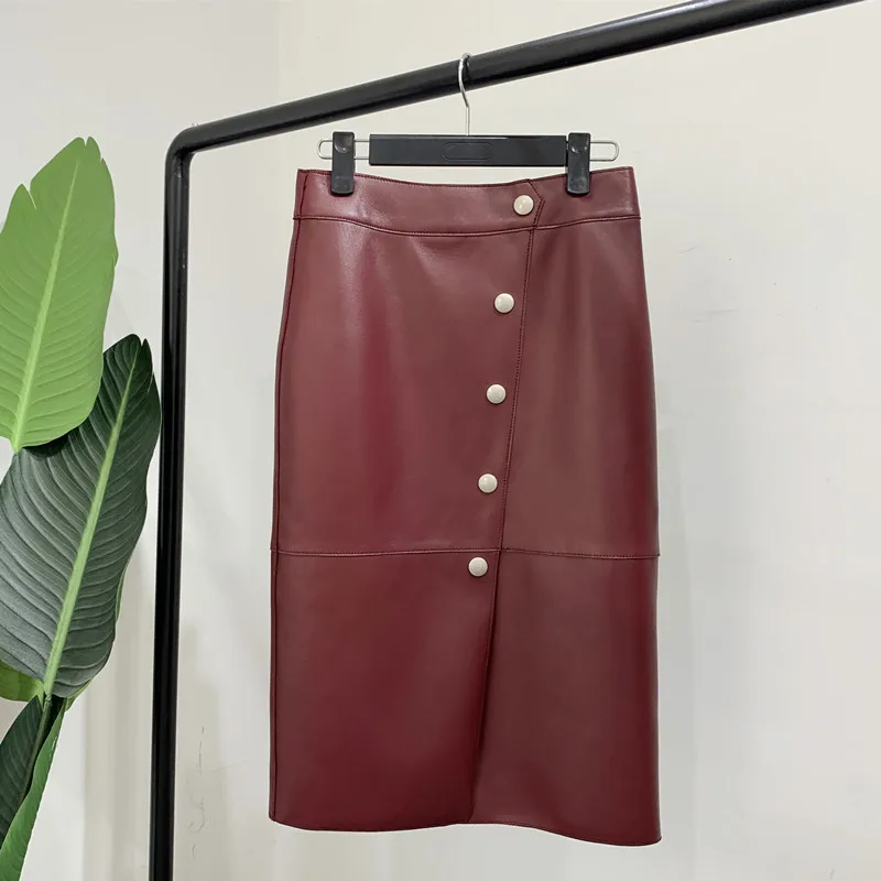 

2022 Autumn and Winter New High Waist Sli A-line Skirt Mid-length Skirt G9