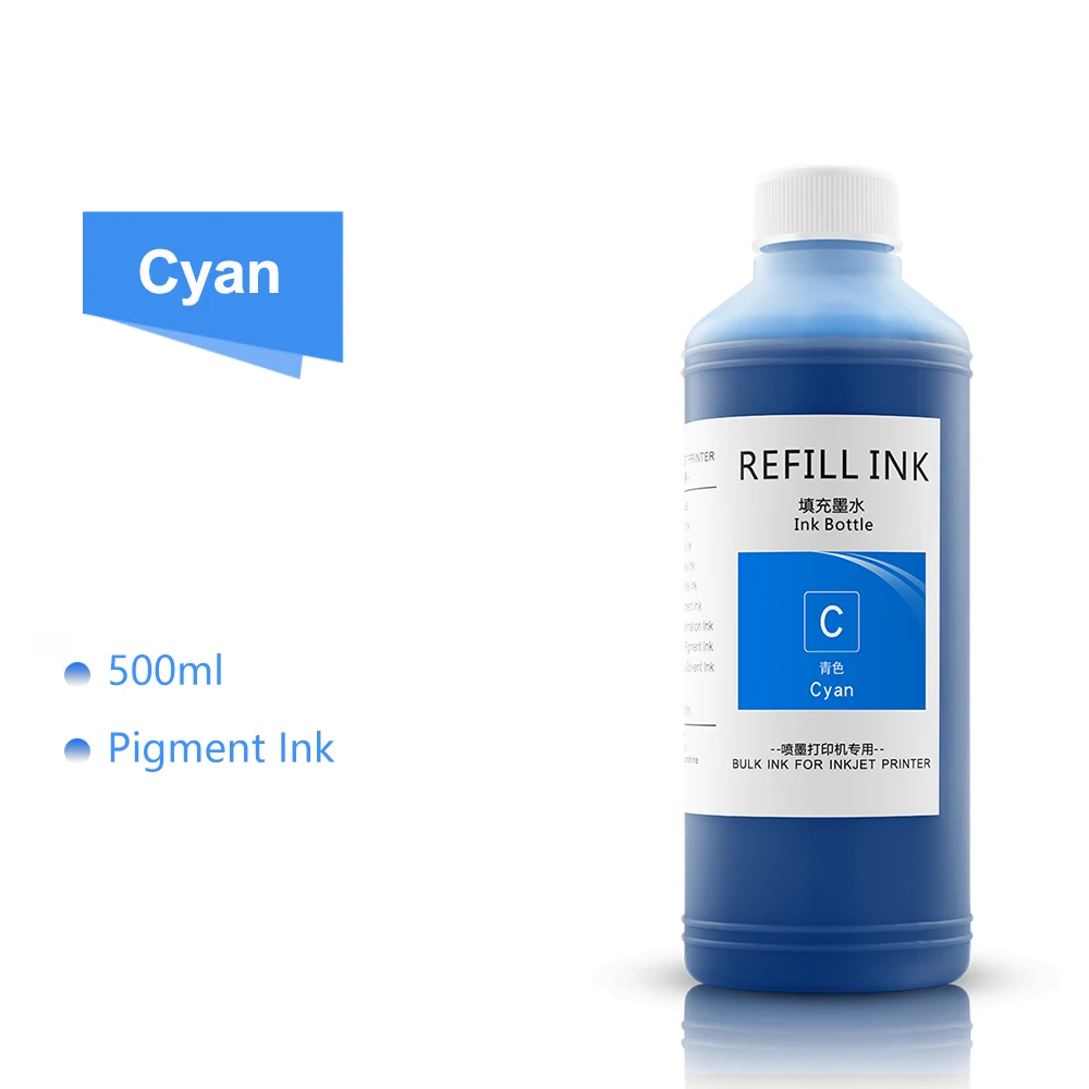 Водостойкие пигментные чернила объемом 500 мл для принтеров Epson SureColor P700 P703 P704 P706 708 P900 P903 P904 P906 P908, набор для заправки.