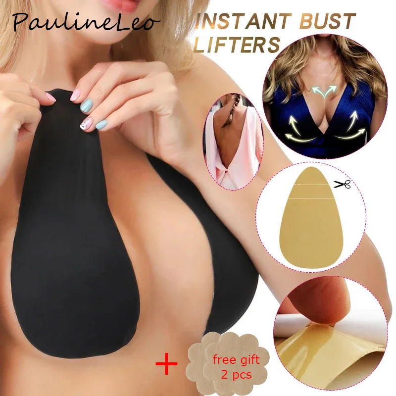 

Invisible Bras for Women Adhesive Strapless Push Up Nipple Cover Tape Sticky Big Breast Underwear Sexy Lingerie Bralette Top Bh
