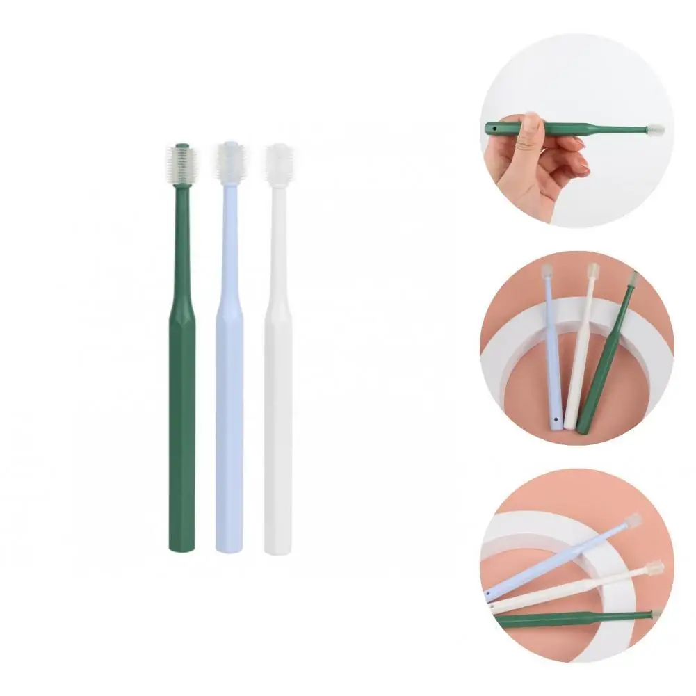 

Small Brush Head Useful 360 Degree Oral Cleaning Pet Dog Toothbrush TPE Pet Toothbrush Safe for Puppies