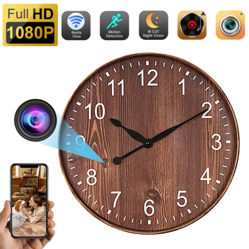 

Мини-камера видеонаблюдения Full HD, 1080P, Wi-Fi, ночное видение