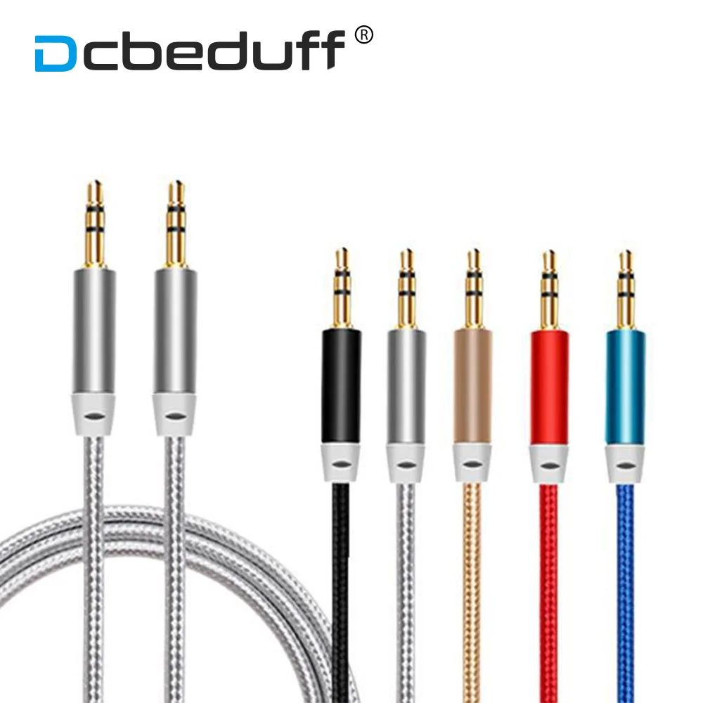 

Aux Cable Speaker Wire 3.5mm Jack Male to Male Audio Cable For Car Headphone Adapter Cord For Samsung Xiaomi Redmi AUX Cord