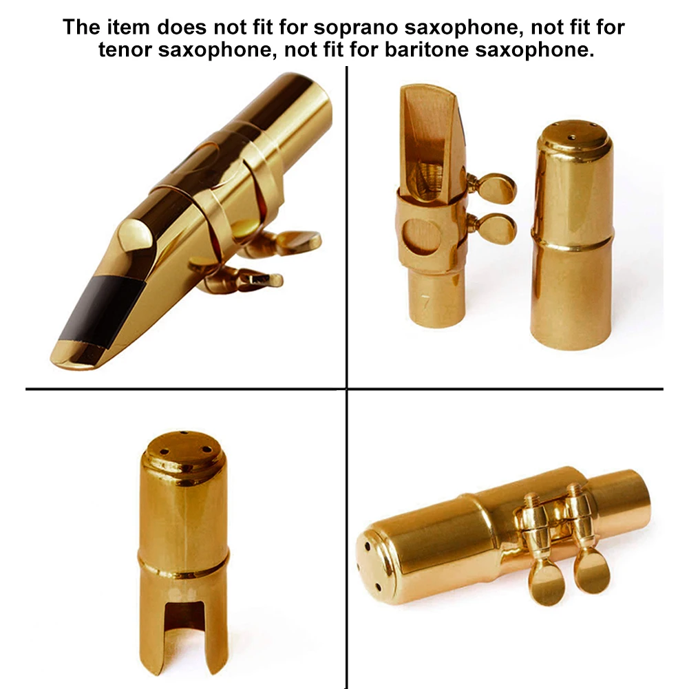 

Tone Nozzle Saxophone Mouthpiece Musical Instruments With Cap Sound Professional Metal 5C/6C/7C/8C Practical Accessories