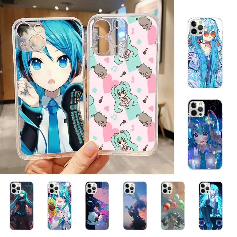 

H-Hatsunes M-MikU Phone Case For Iphone 7 8 Plus X Xr Xs 11 12 13 Se2020 Mini Mobile Iphones 14 Pro Max Case