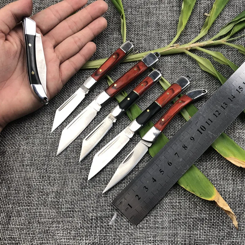

National characteristics handmade small knives folding multifunctional army knife key knife demolition express fruit knife