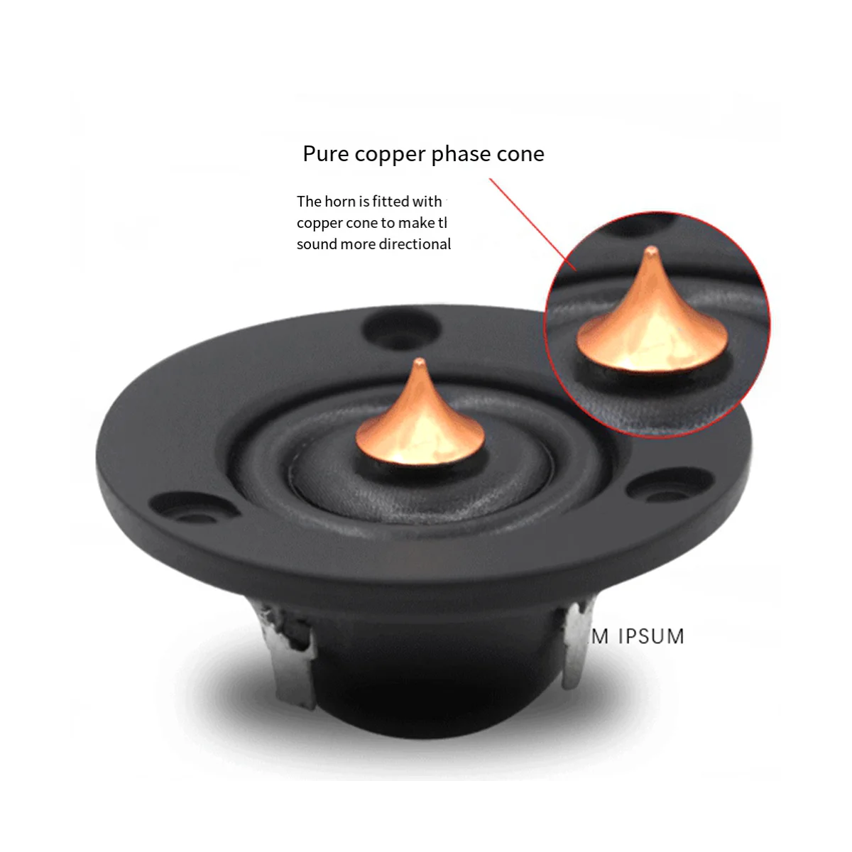 2 шт. 2-дюймовый купольный динамик высоких частот для автомобиля домашнего