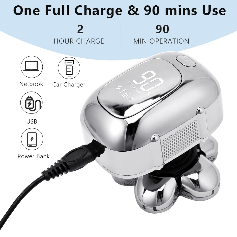 6 in 1 Multifunction Electric Shaver Wet Dry Use Beard Trimmer Rechargeable For Men Barber Shaving Machine Razor |