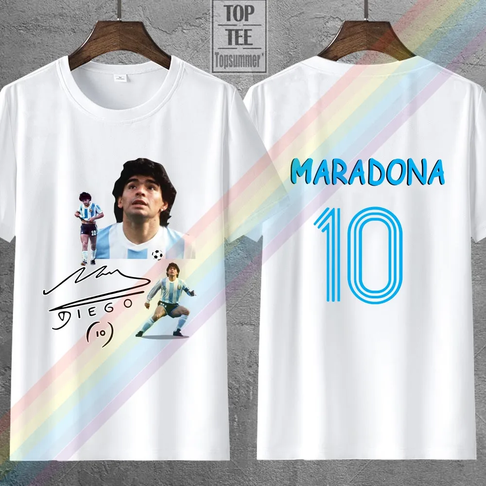 

Diego Maradona Argentina Footballer T Shirt Soccerite Boca Napoli Italy 10 Gift Cool Casual Pride T Shirt Men Unisex Fashion